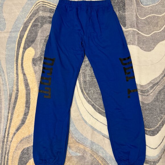 Gallery Dept Sweatpants DEPT Logo Blue Size Large